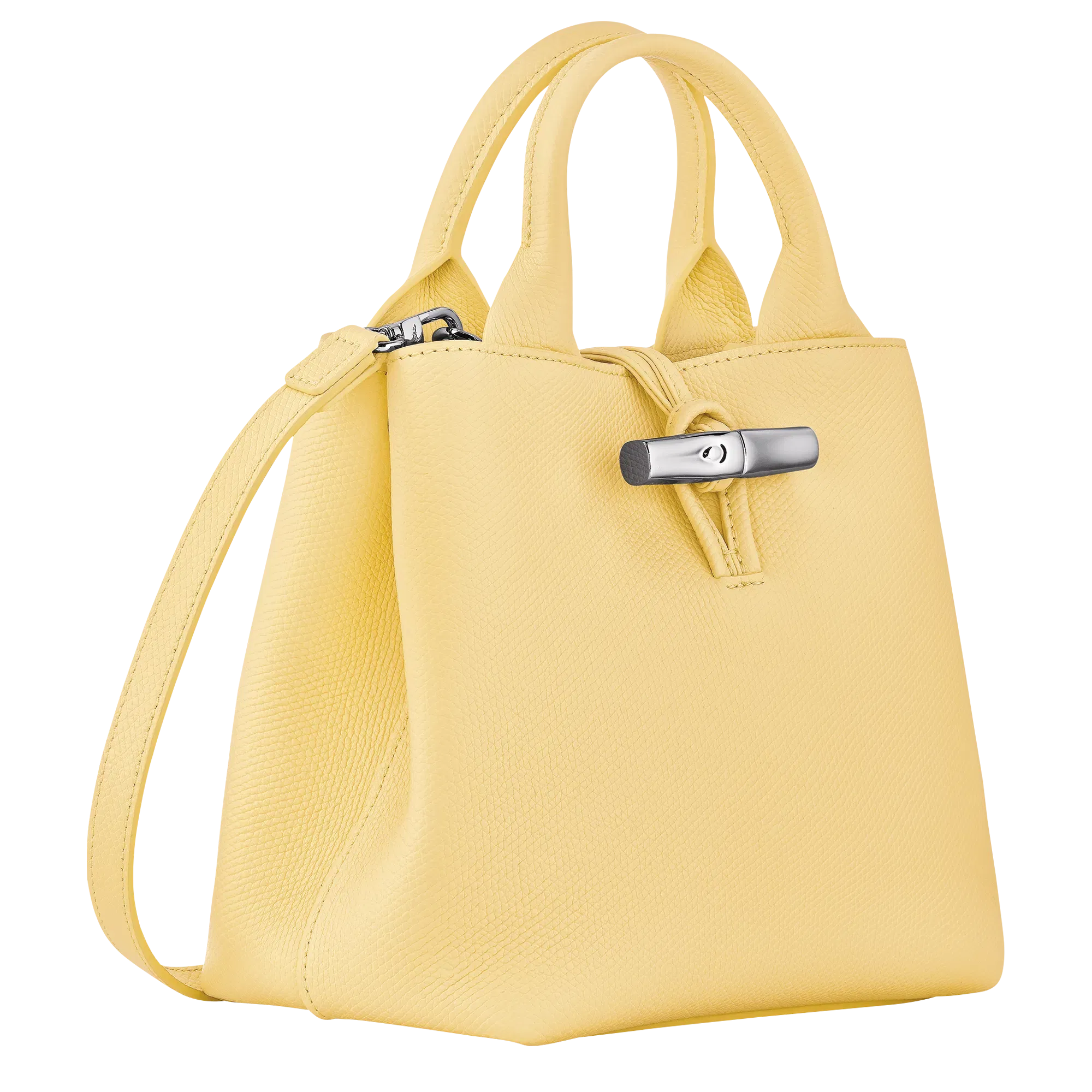 Longchamp Le Roseau S Handbag Yellow Chick