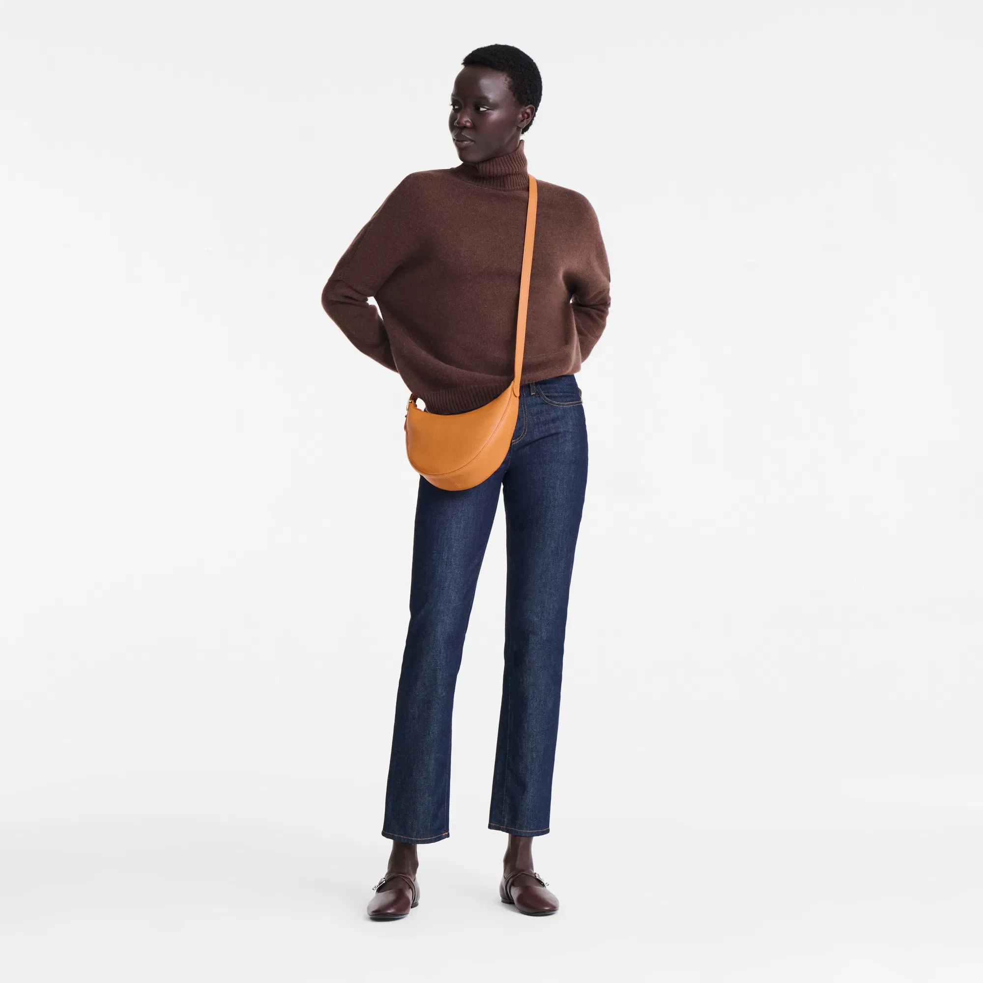 Longchamp Le Foulonné S Crossbody bag Amber
