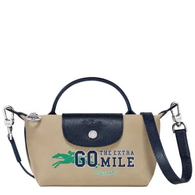 Longchamp Le Pliage Collection Mittens bag Pistachio/Burgundy