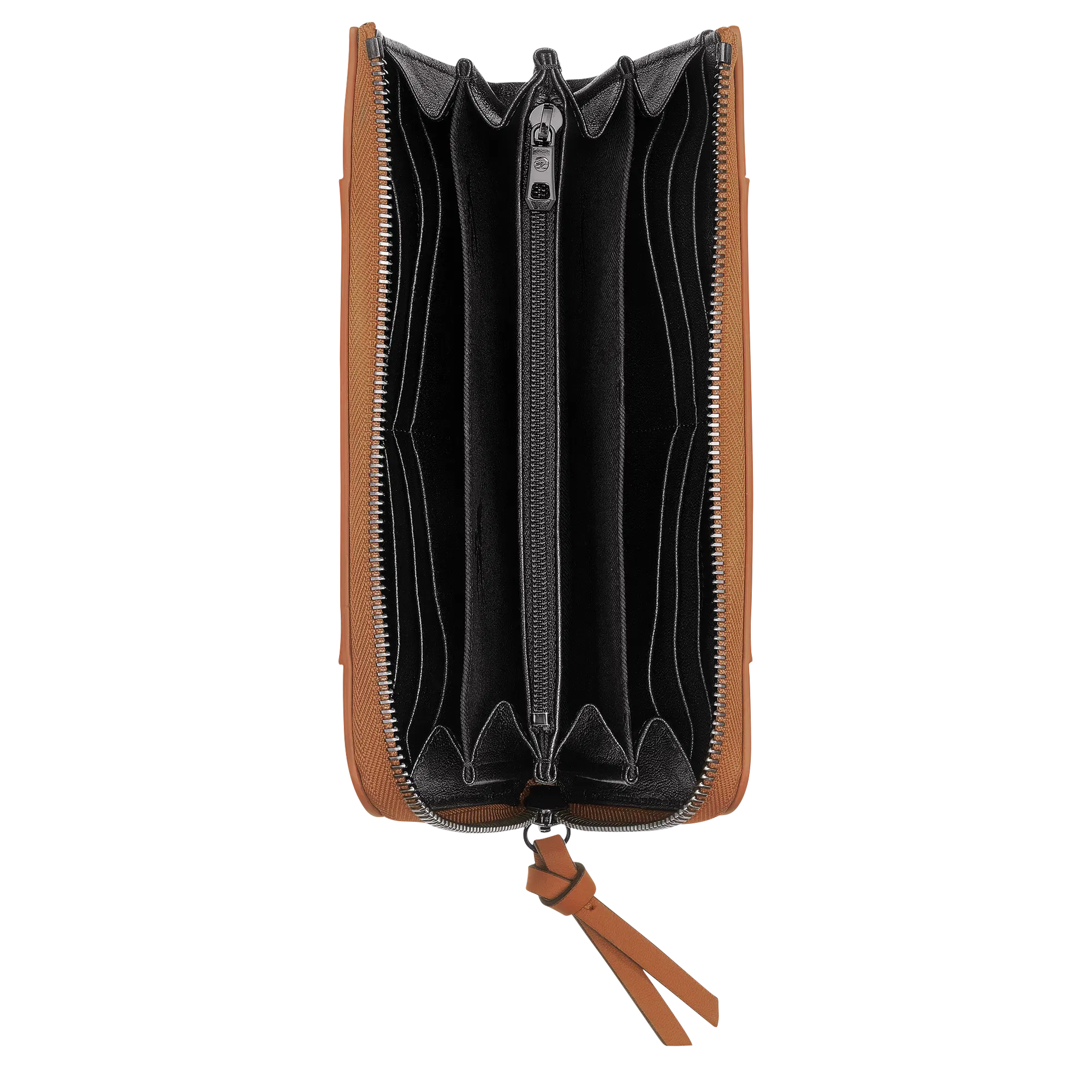 Longchamp Longchamp 3D Zip around wallet Natural