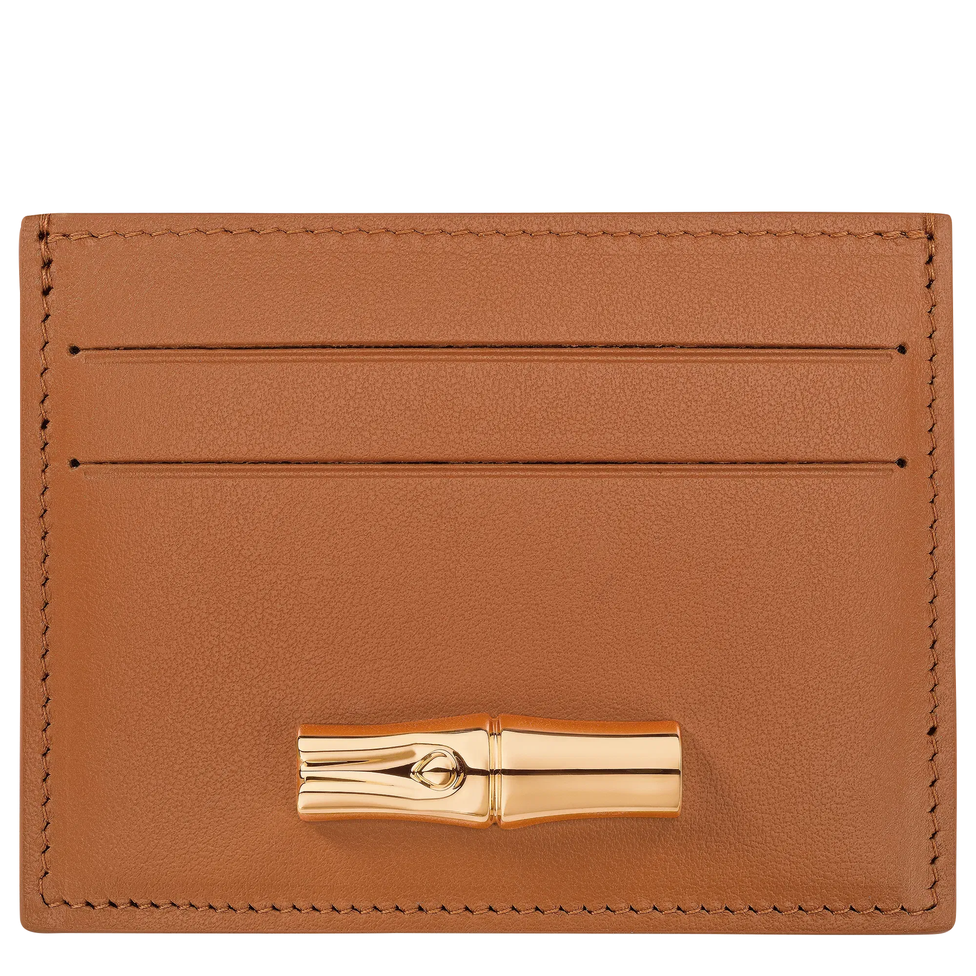 Longchamp Le Roseau Card holder Cashew