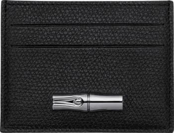Longchamp Le Roseau Card holder Cashew