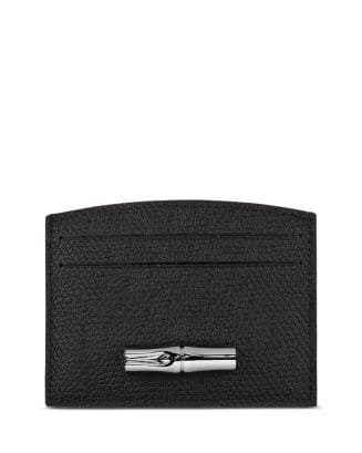 Longchamp Le Roseau Card holder Cashew