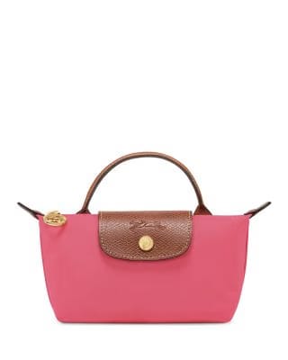 Longchamp Le Pliage Original Key ring Brown