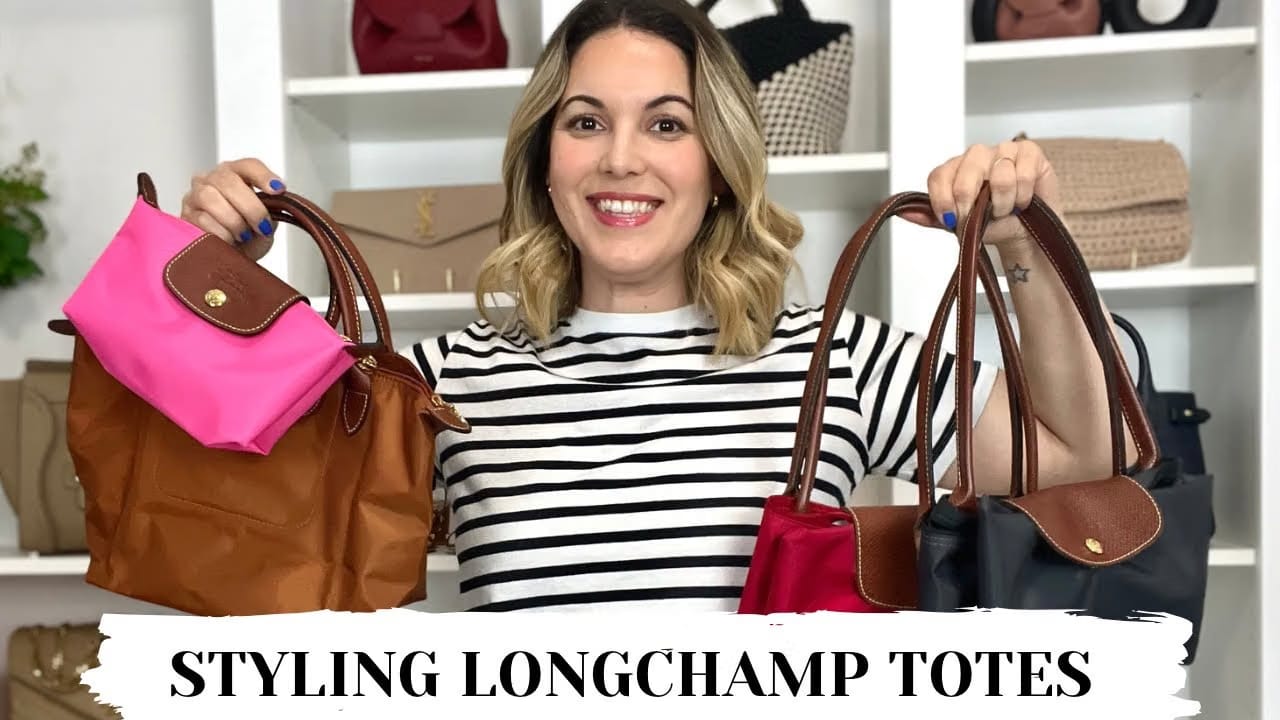 Longchamp Le Pliage Key rings Ecru