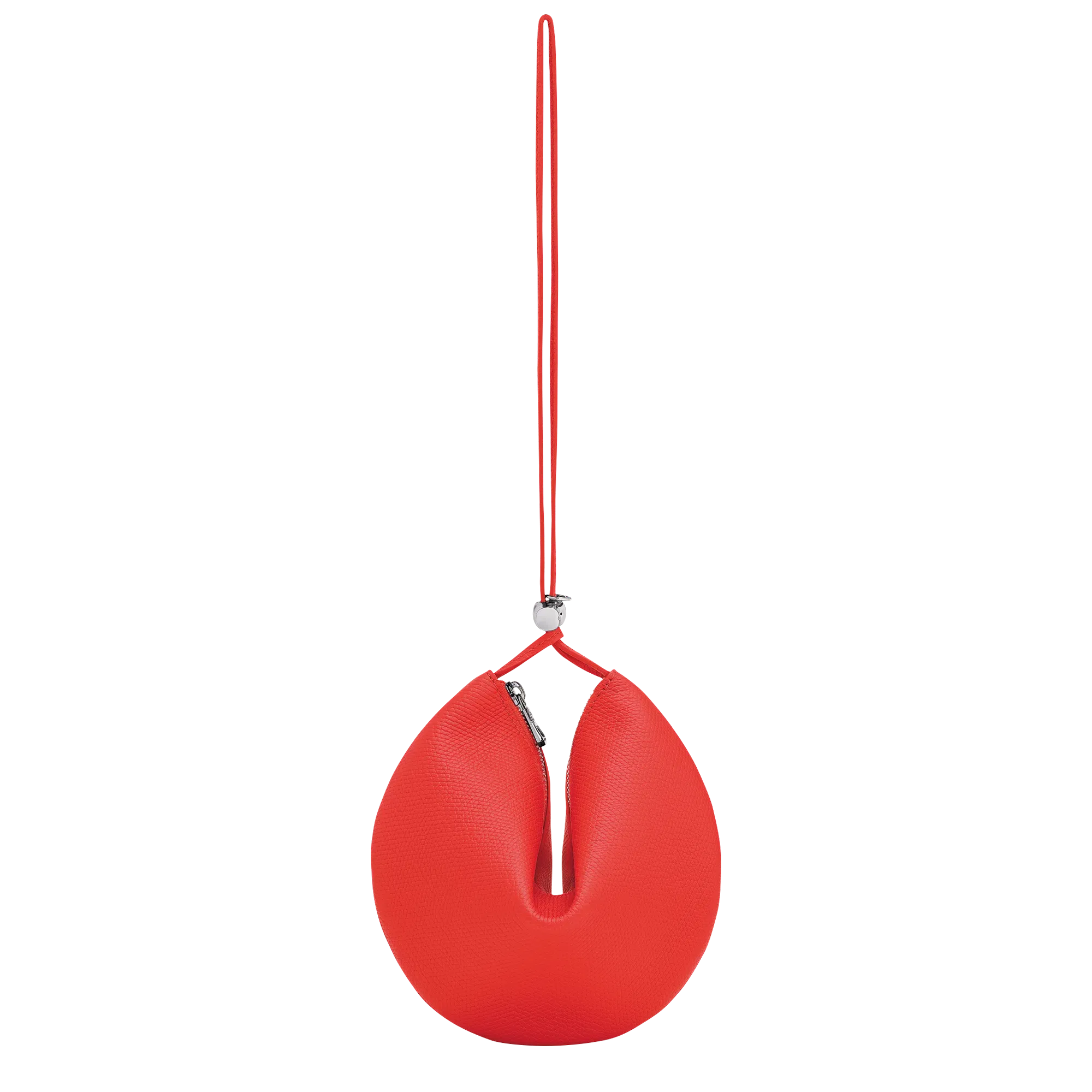 Longchamp Le Roseau Clutch Vermilion
