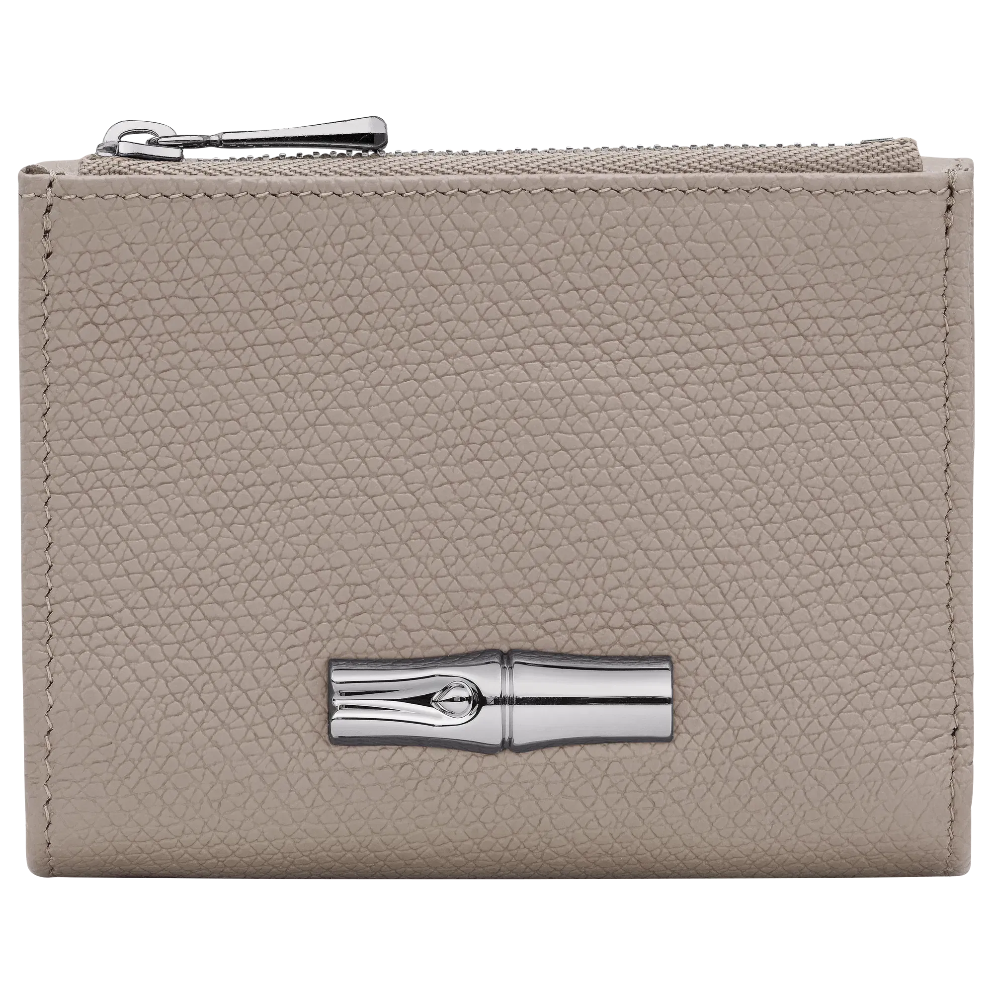 Longchamp Le Roseau Compact wallet Clay