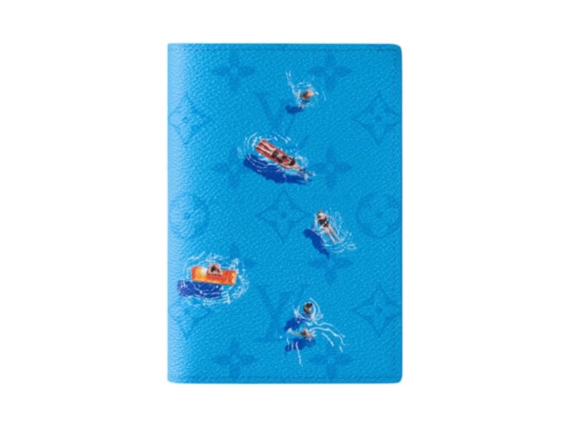 Louis Vuitton Pool Passport Cover Blue Lagoon