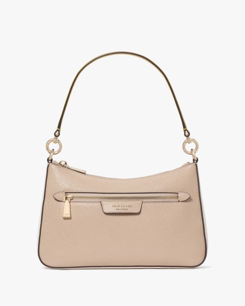 KateSpade Hudson Colorblocked Convertible Crossbody Timeless Taupe Multi