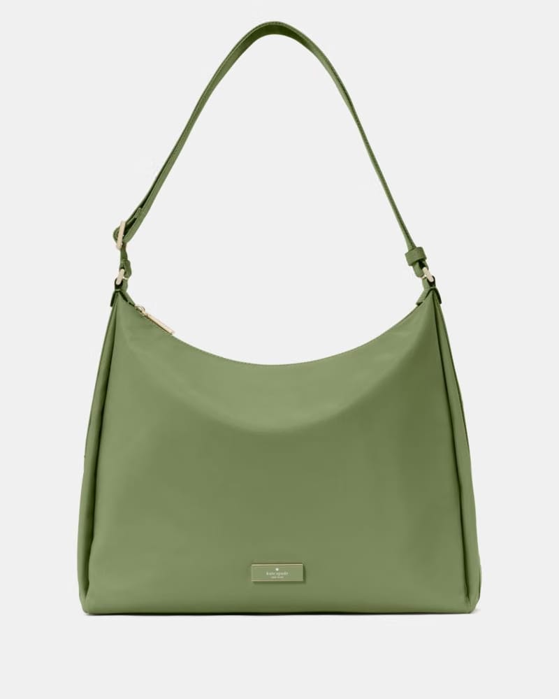 KateSpade Carter Nylon Large Convertible Crossbody Cedar Stand