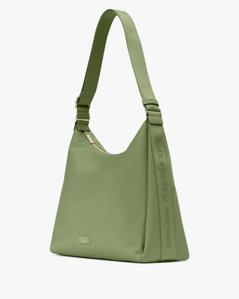 KateSpade Carter Nylon Large Convertible Crossbody Cedar Stand