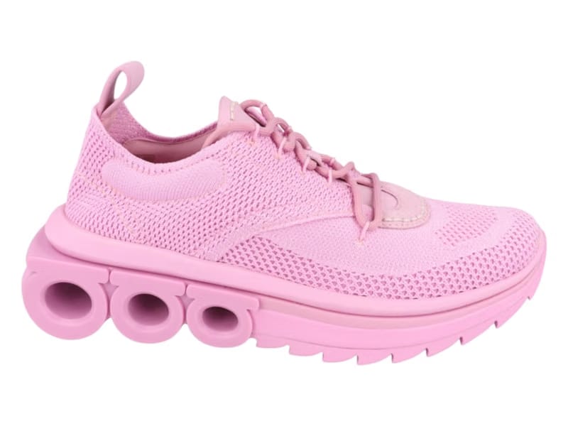 Ferragamo Nima Knit Sneakers Purple (Women's)