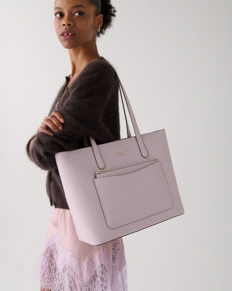 KateSpade Staci Large Tote Set Lilac Moonlight