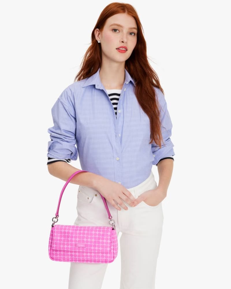KateSpade Noel Jacquard Convertible Crossbody Vivid Snapdragon Mul
