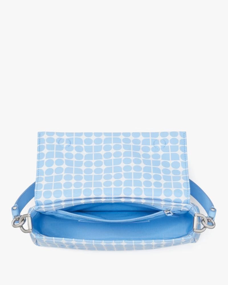 KateSpade Noel Jacquard Convertible Crossbody Astral Blue Multi