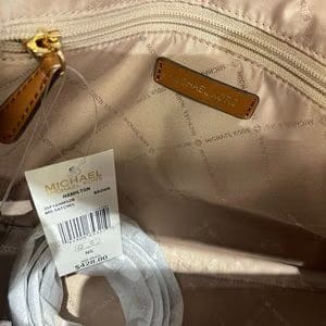 Michael Kors Hamilton Medium Matelasse Satchel Pale Ocean