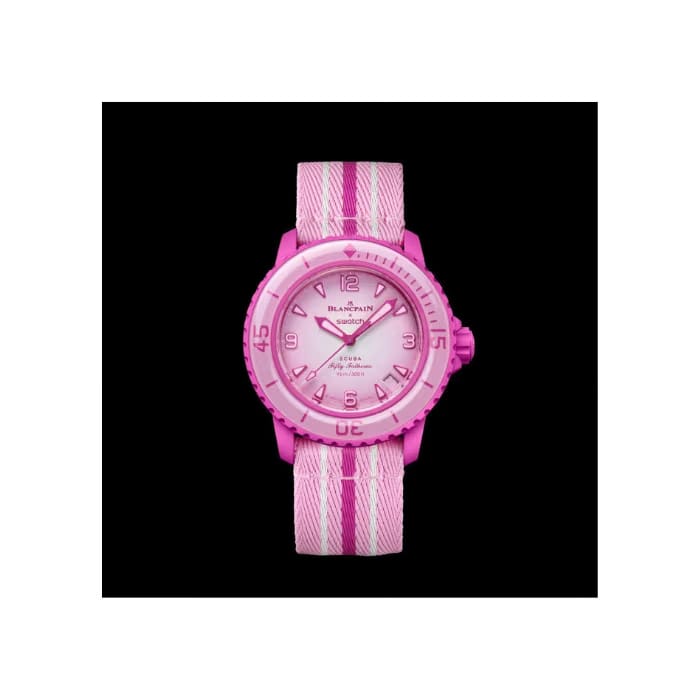 Swatch x Blancpain Pink Ocean