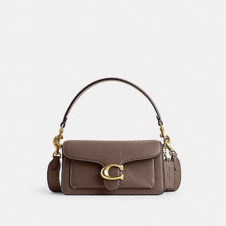 Coach Tabby Bag Charm Brass Peony
