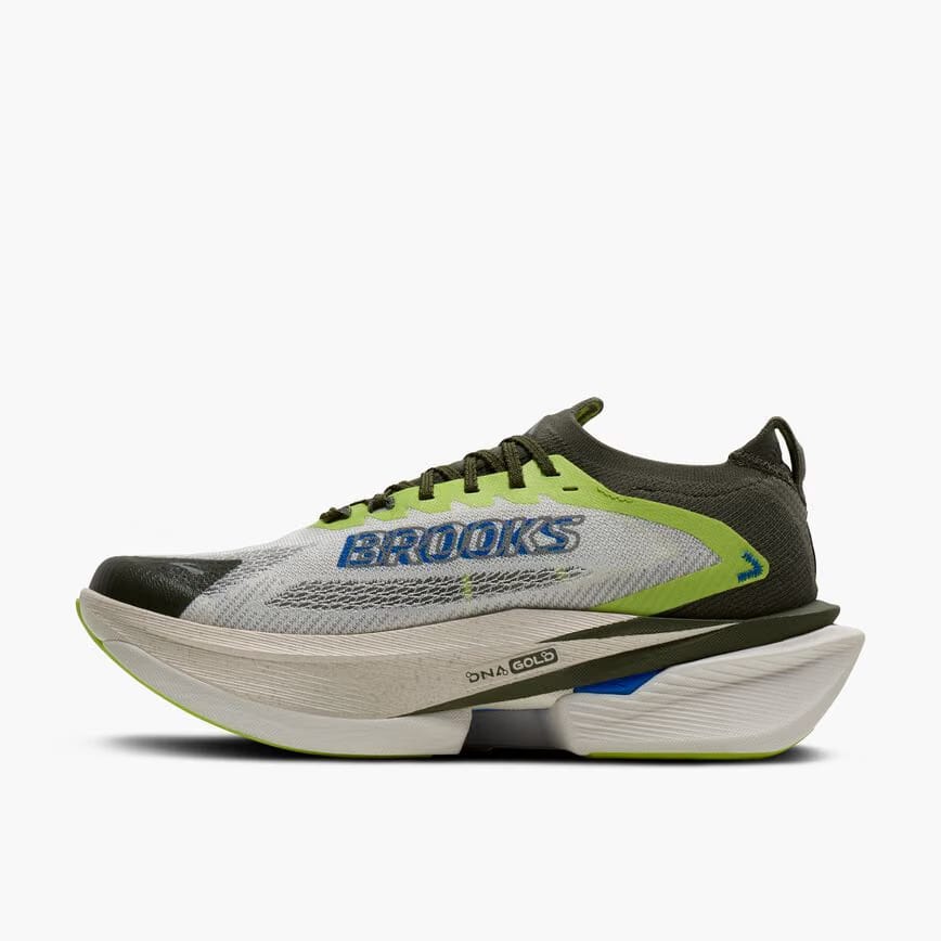Brooks PYNRS x Hyperion Max 3 Blanc/Acid Lime/Blue (Women's)