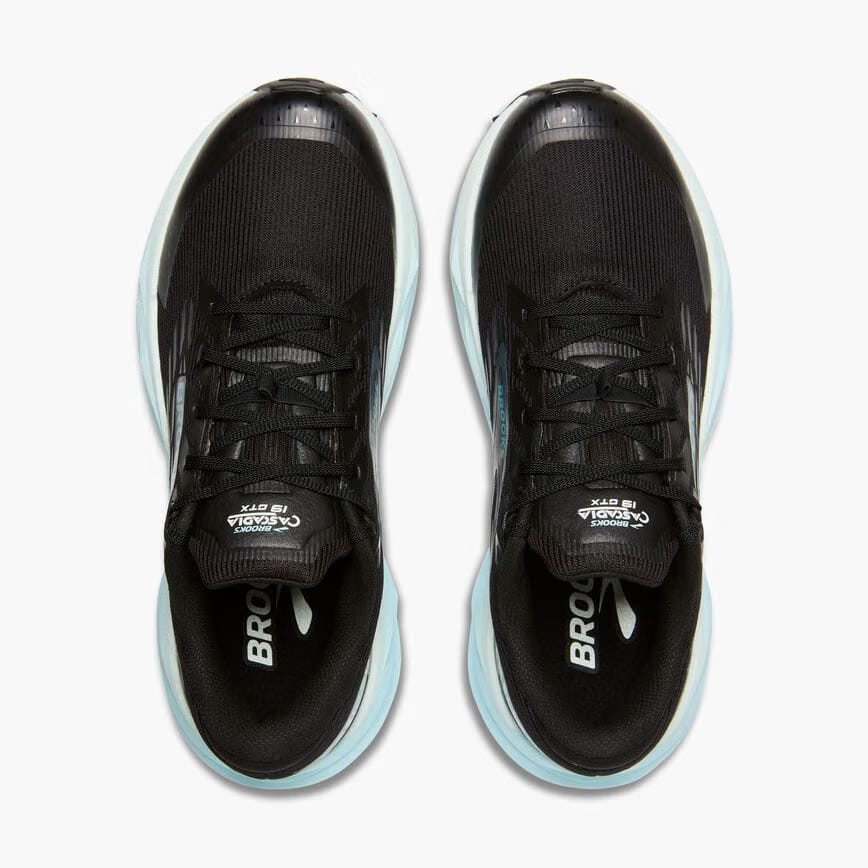 Brooks Cascadia 19 GTX Black/Ebony/Blue Flower (Women's)