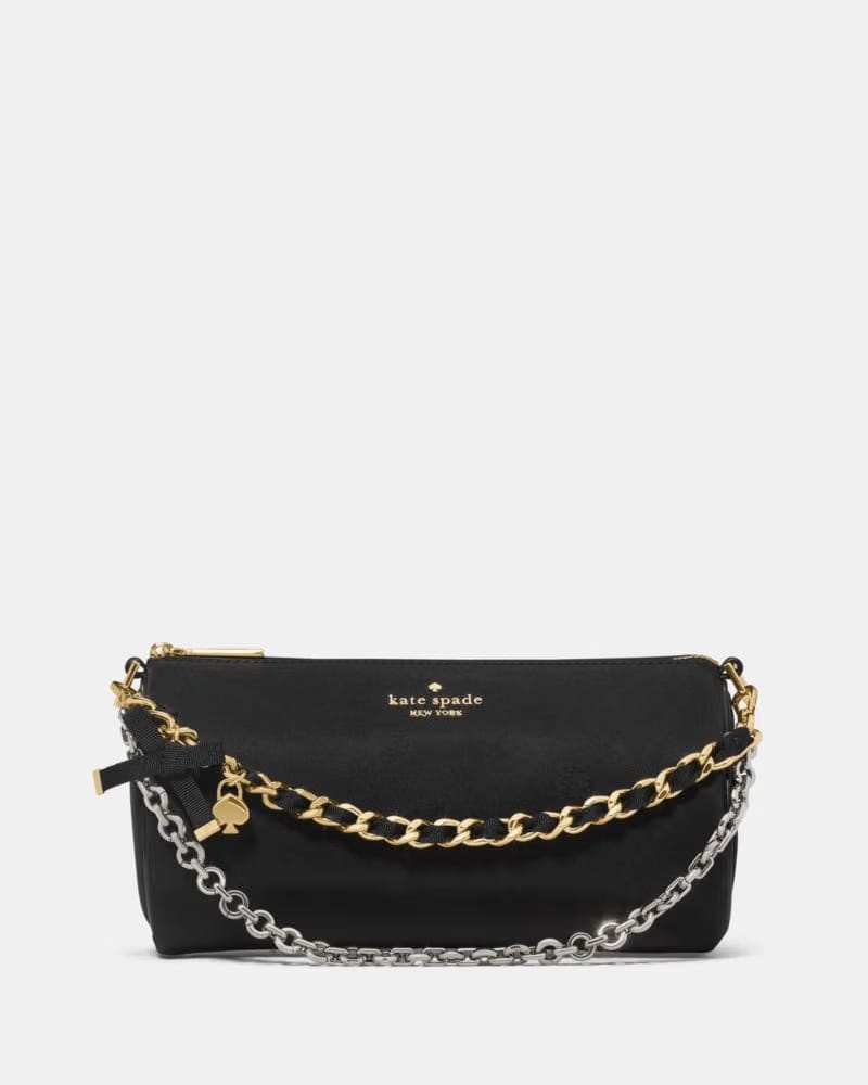 Kate Spade Roulette Nylon Mini Crossbody Convertible Bag Black