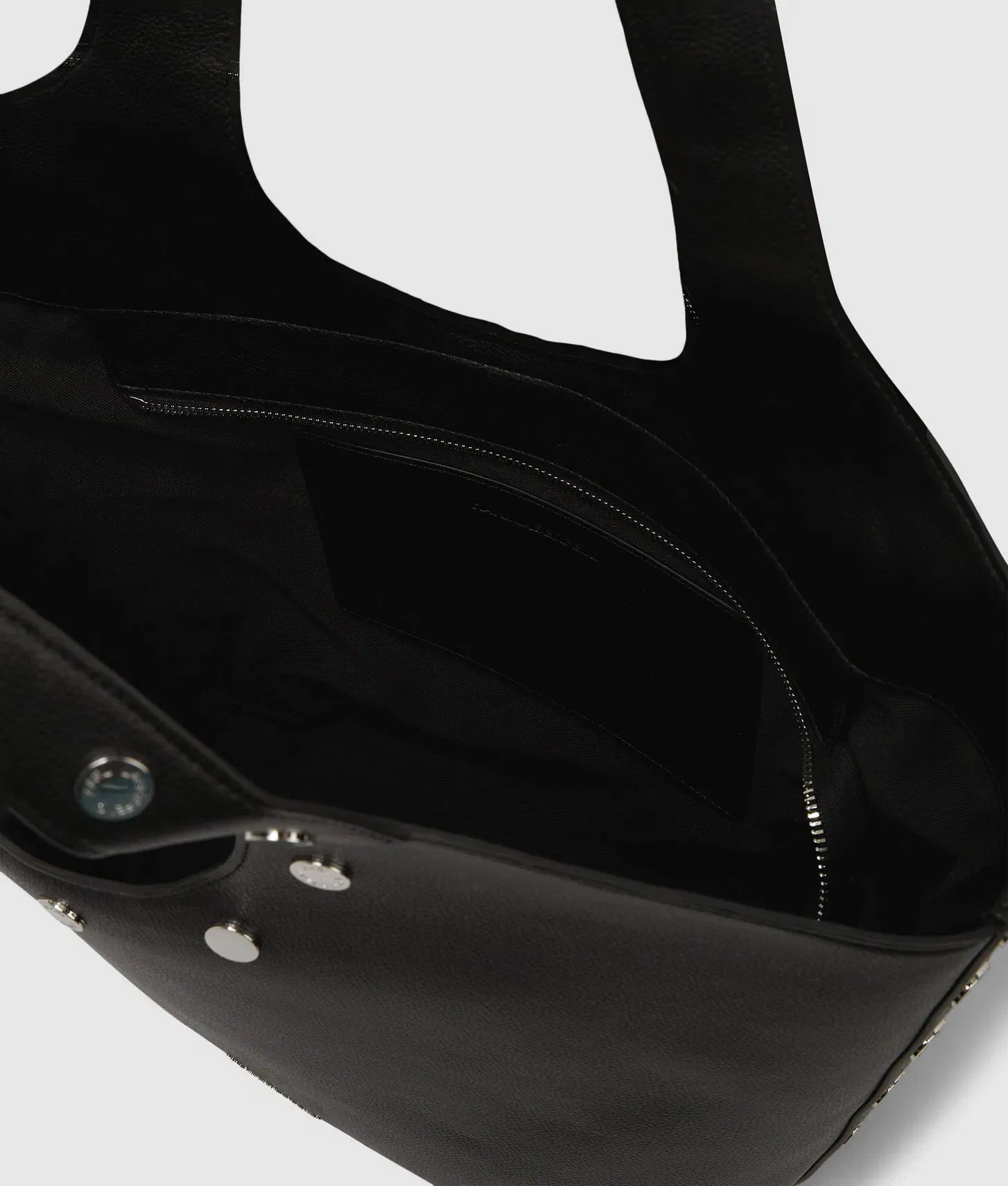 KarlLagerfeld Krocky Marais Medium Tote Bag Black-Nickel