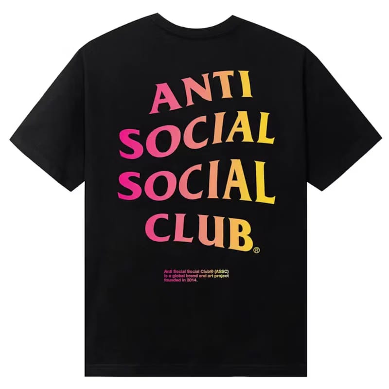 Anti Social Social Club Indoglo T-Shirt Black