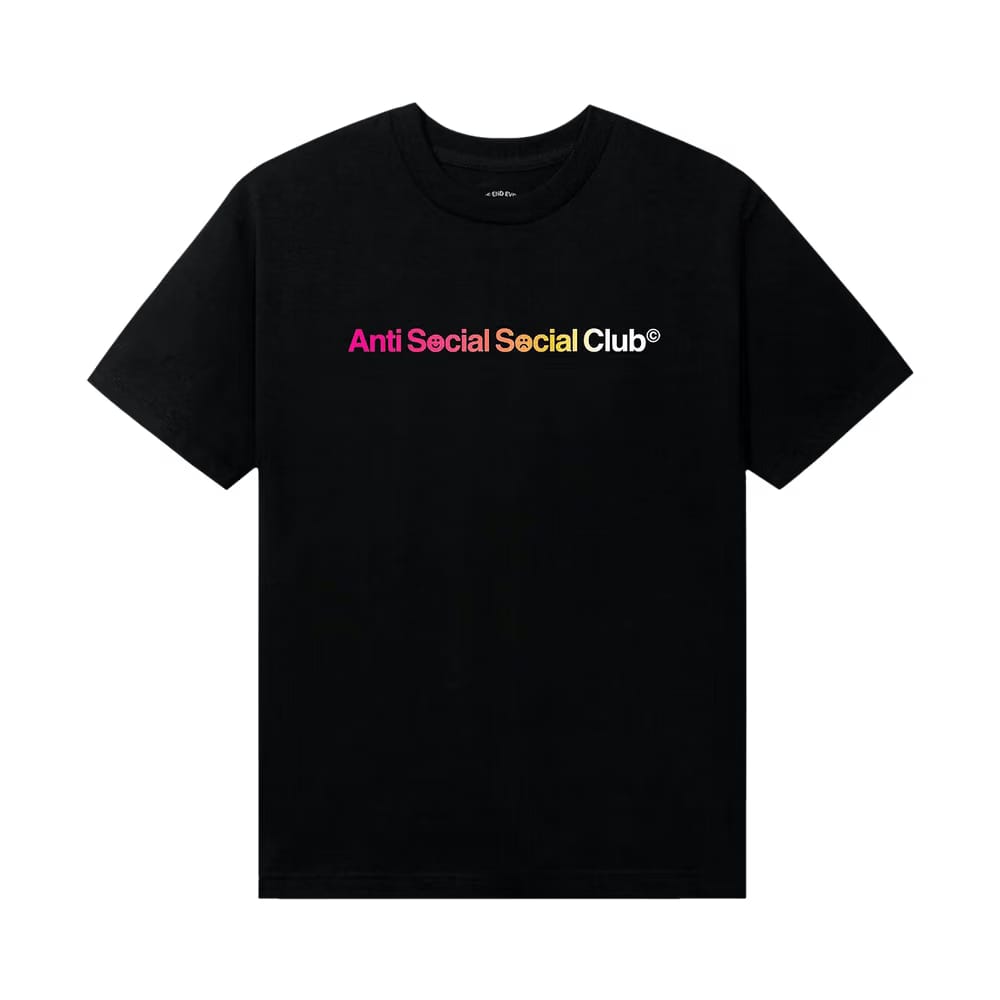 Anti Social Social Club Indoglo T-Shirt Black