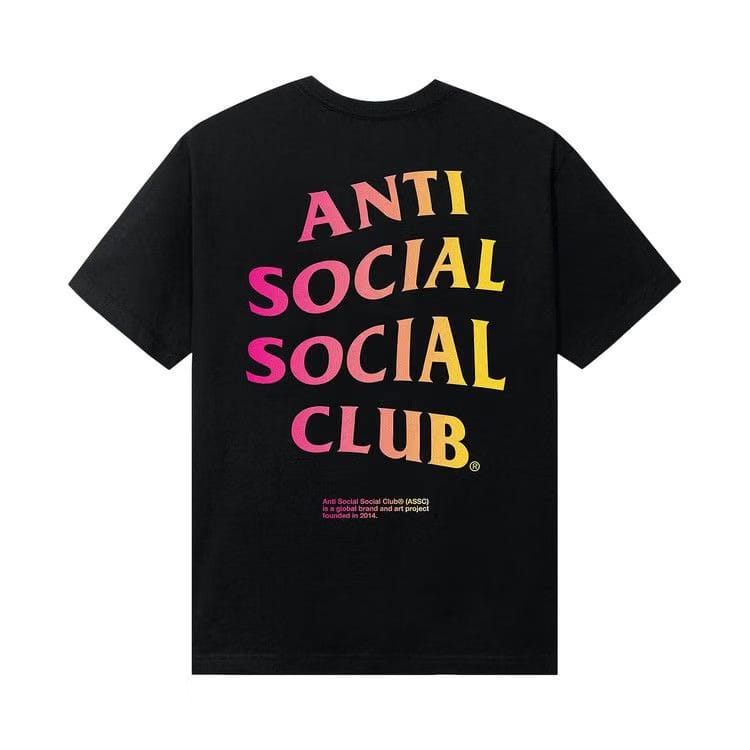 Anti Social Social Club Indoglo T-Shirt Black