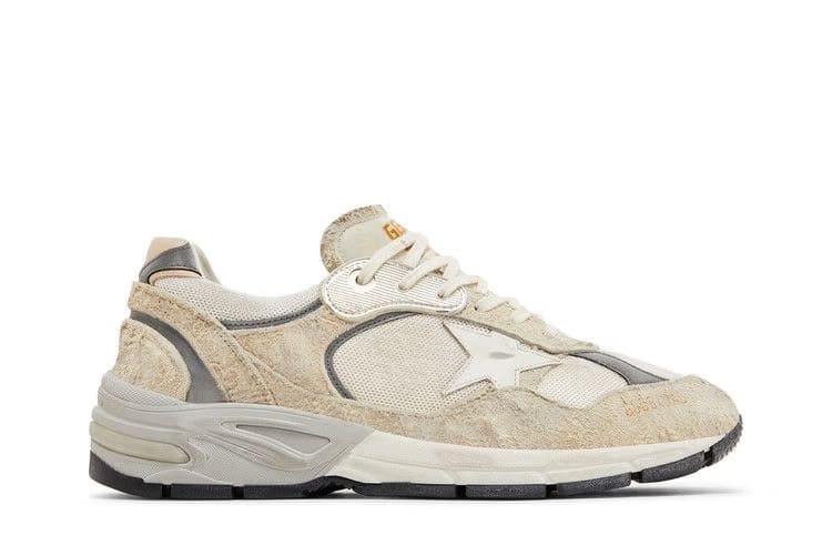 Golden Goose Dad-Star White Silver