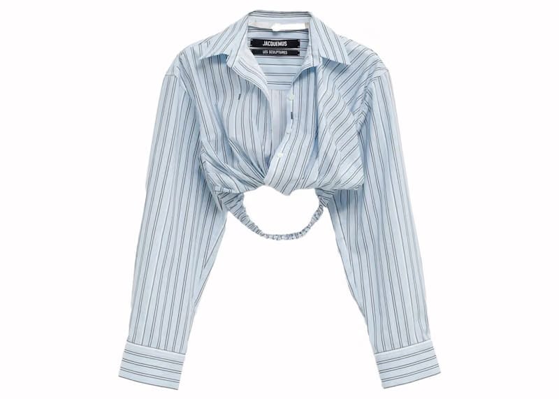 Jacquemus La chemise Bahia Courte Shirt 100 White