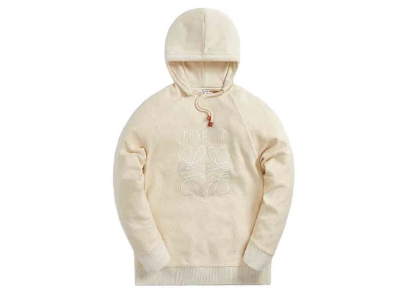 LOEWE Reverse Anagram Hoodie Ecru