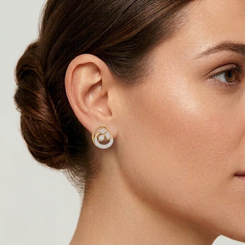 Regalia Orbit Diamond Studs