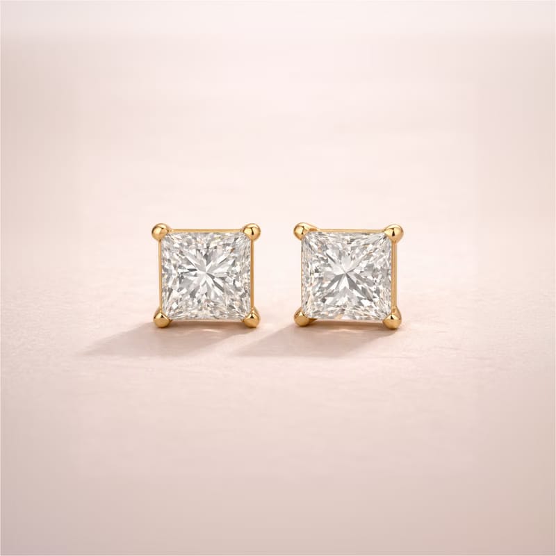 Sovereign Princess Diamond Studs