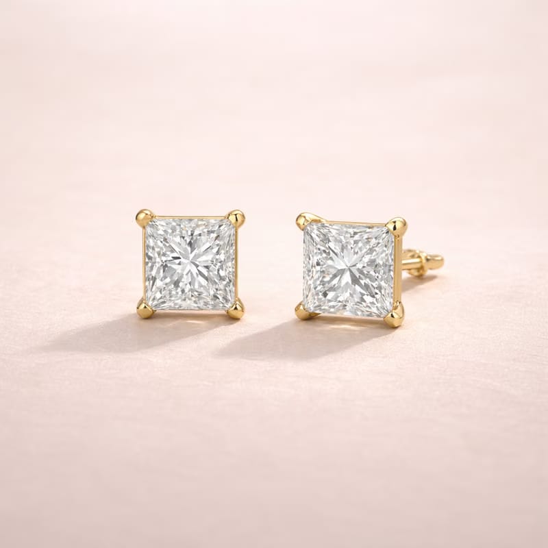 Sovereign Princess Diamond Studs
