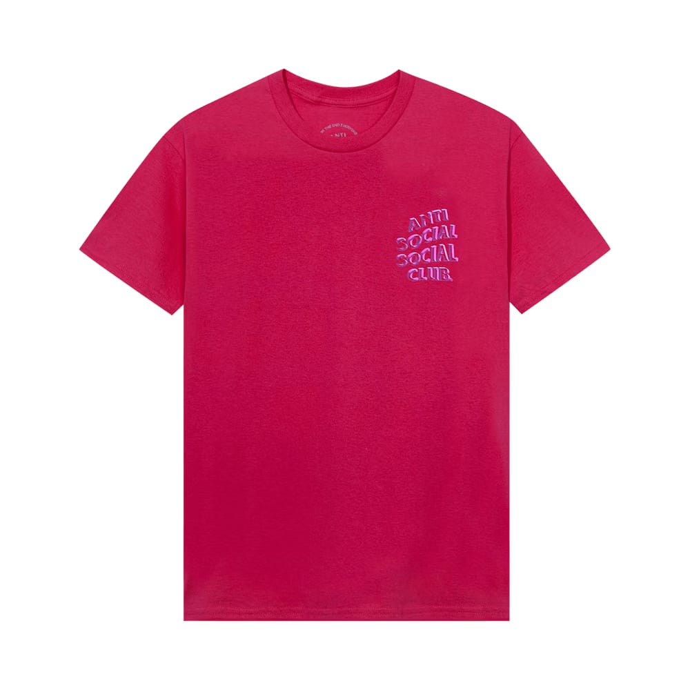 Anti Social Social Club Deeper Than Usual T-Shirt Sangria