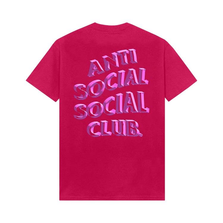 Anti Social Social Club Deeper Than Usual T-Shirt Sangria