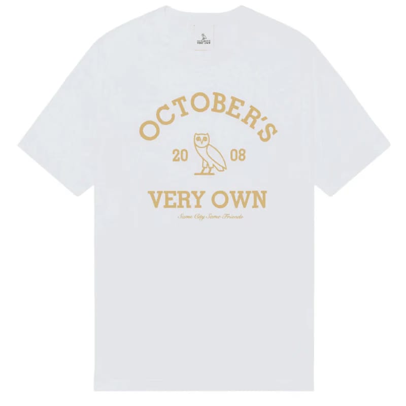 OVO Collegiate T-Shirt White Gold