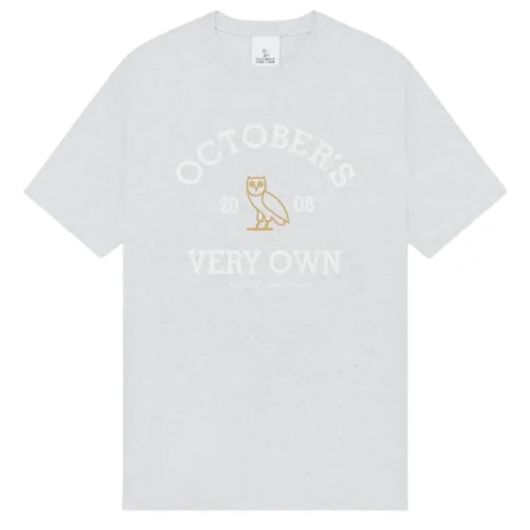 Ovo Collegiate T-Shirt Ash Heather Grey