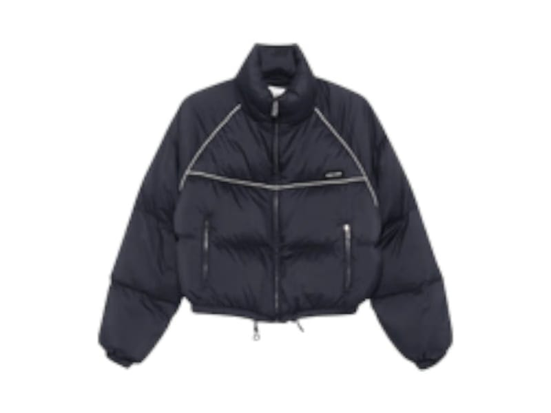 Miu Miu Technical Down Jacket Bleu
