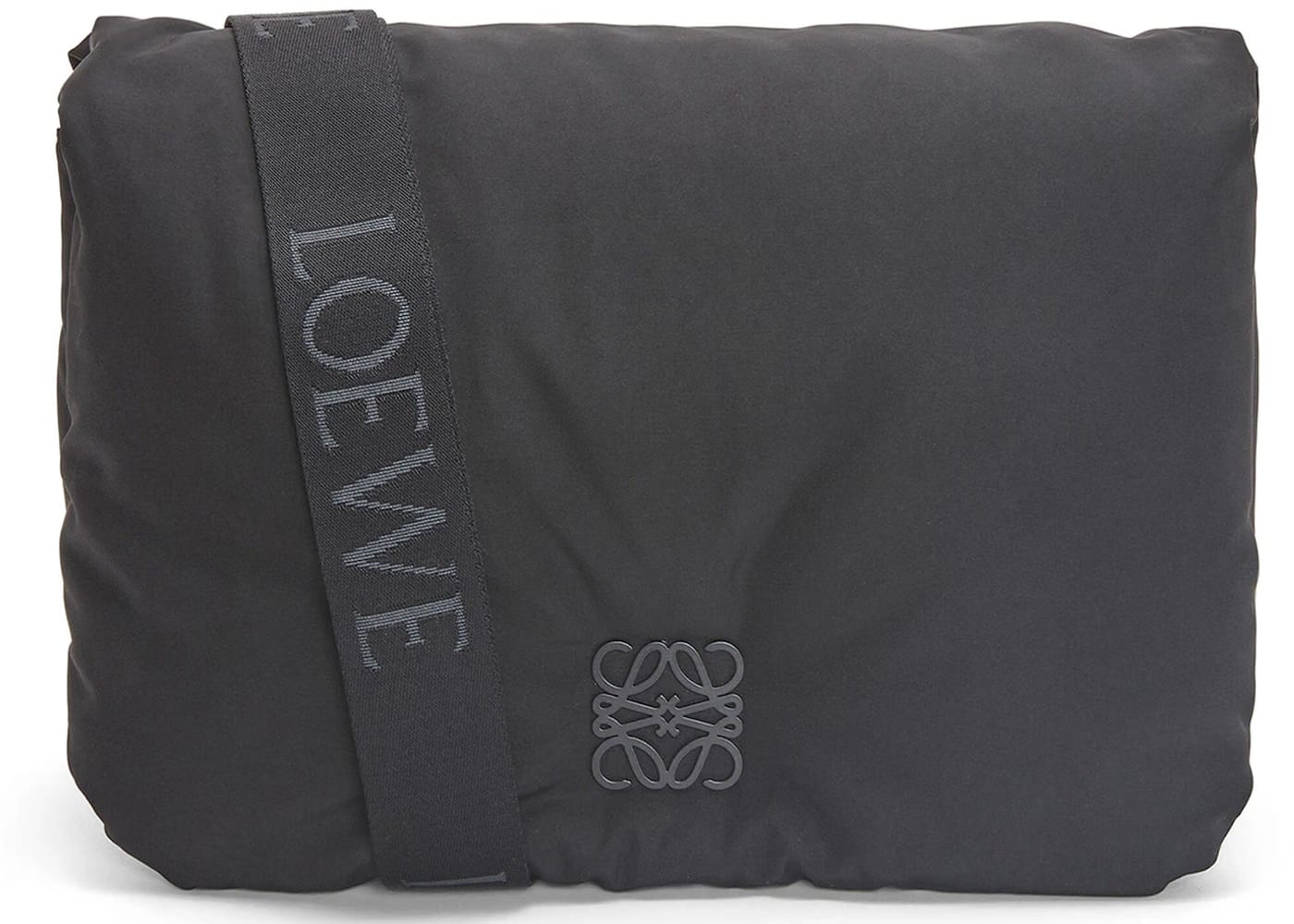 LOEWE Puffer Goya Messenger Bag Black