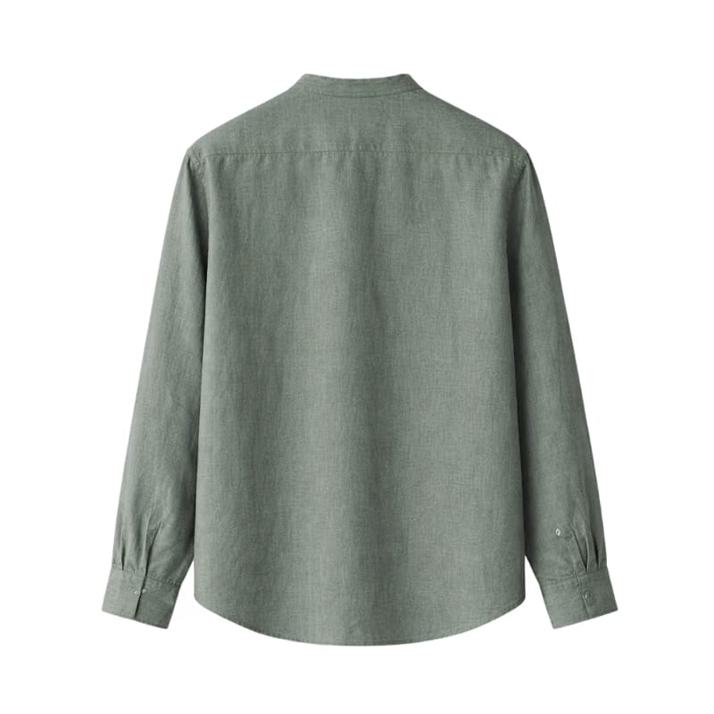 Viremont Premium Linen Shirt - Sage Verdant