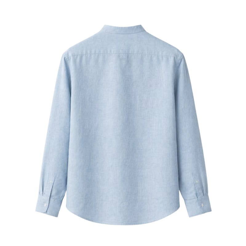 Viremont Premium Linen Shirt - Sky Mist