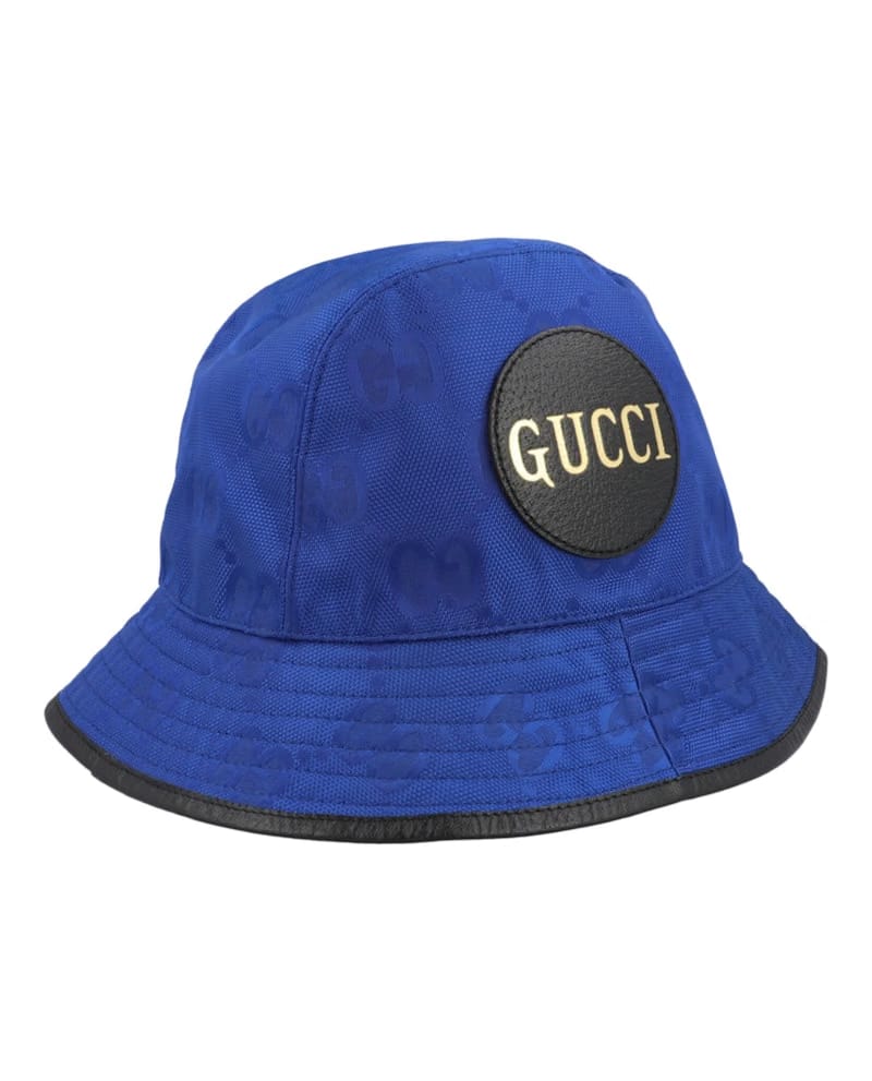 Gucci GG Monogram Bucket Hat Bright Blue