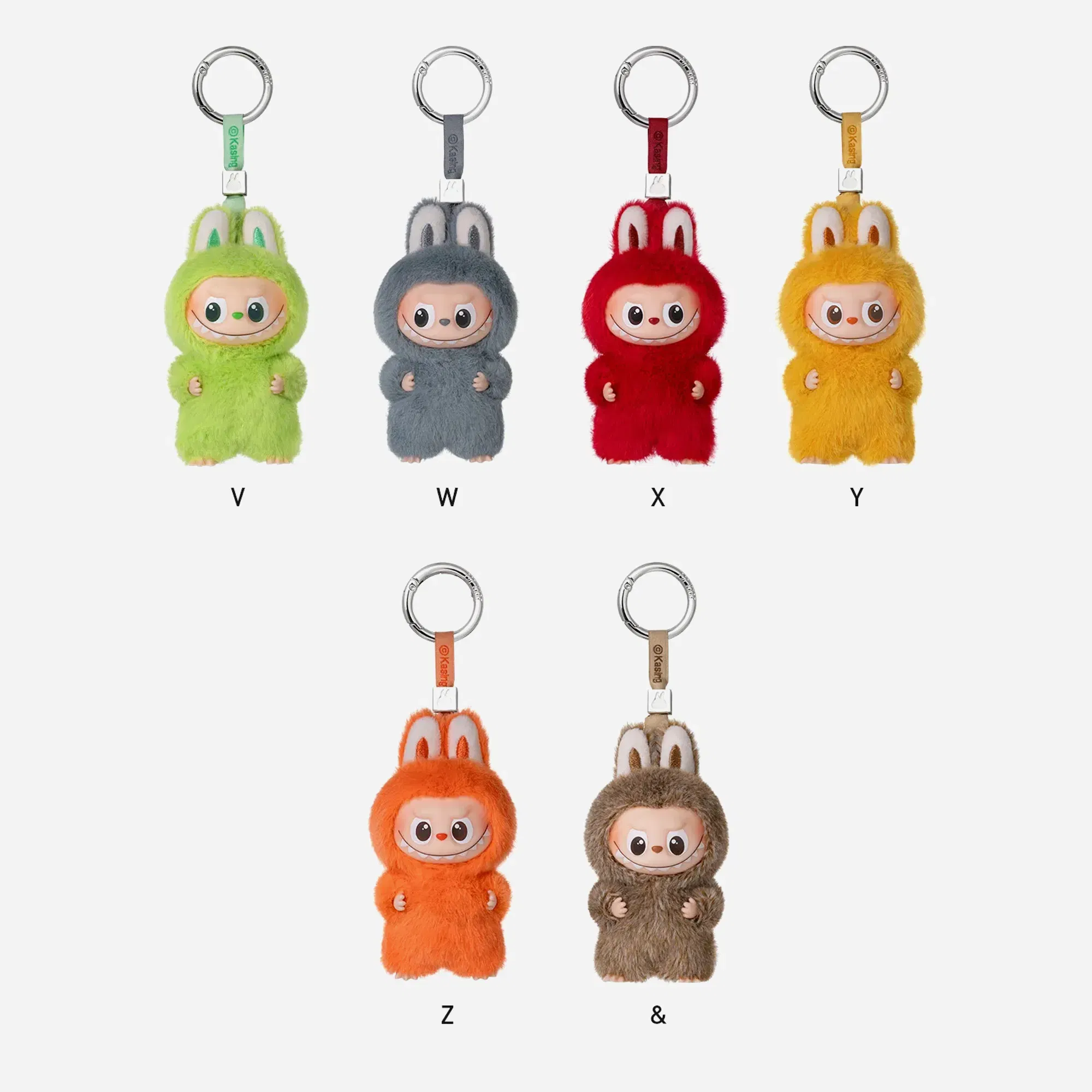 Pop Mart Labubu The Monsters Pin for Love Series Vinyl Plush Pendant (N-Z)(PACK OF 1)