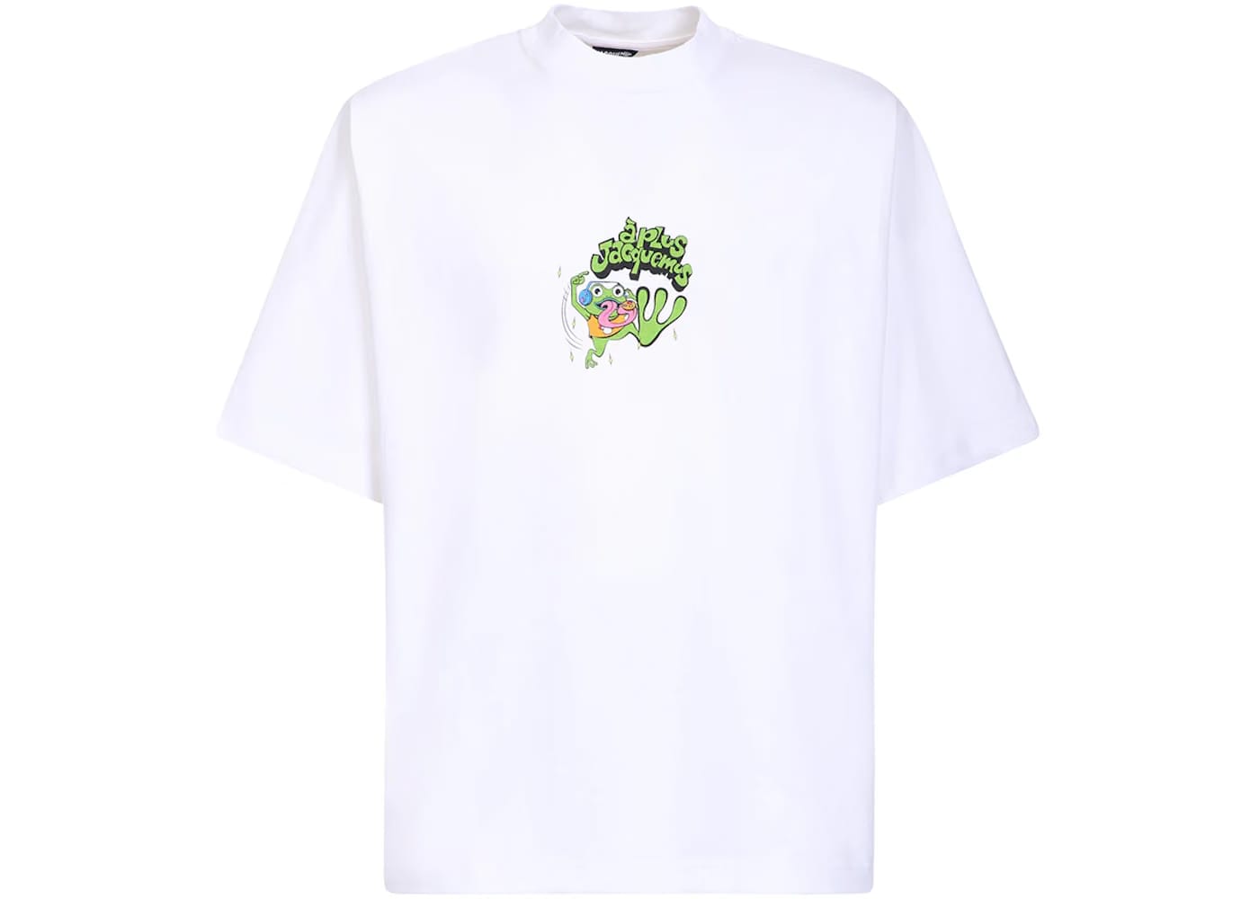Jacquemus Le T-Shirt Grenouille Frog Print T-Shirt White