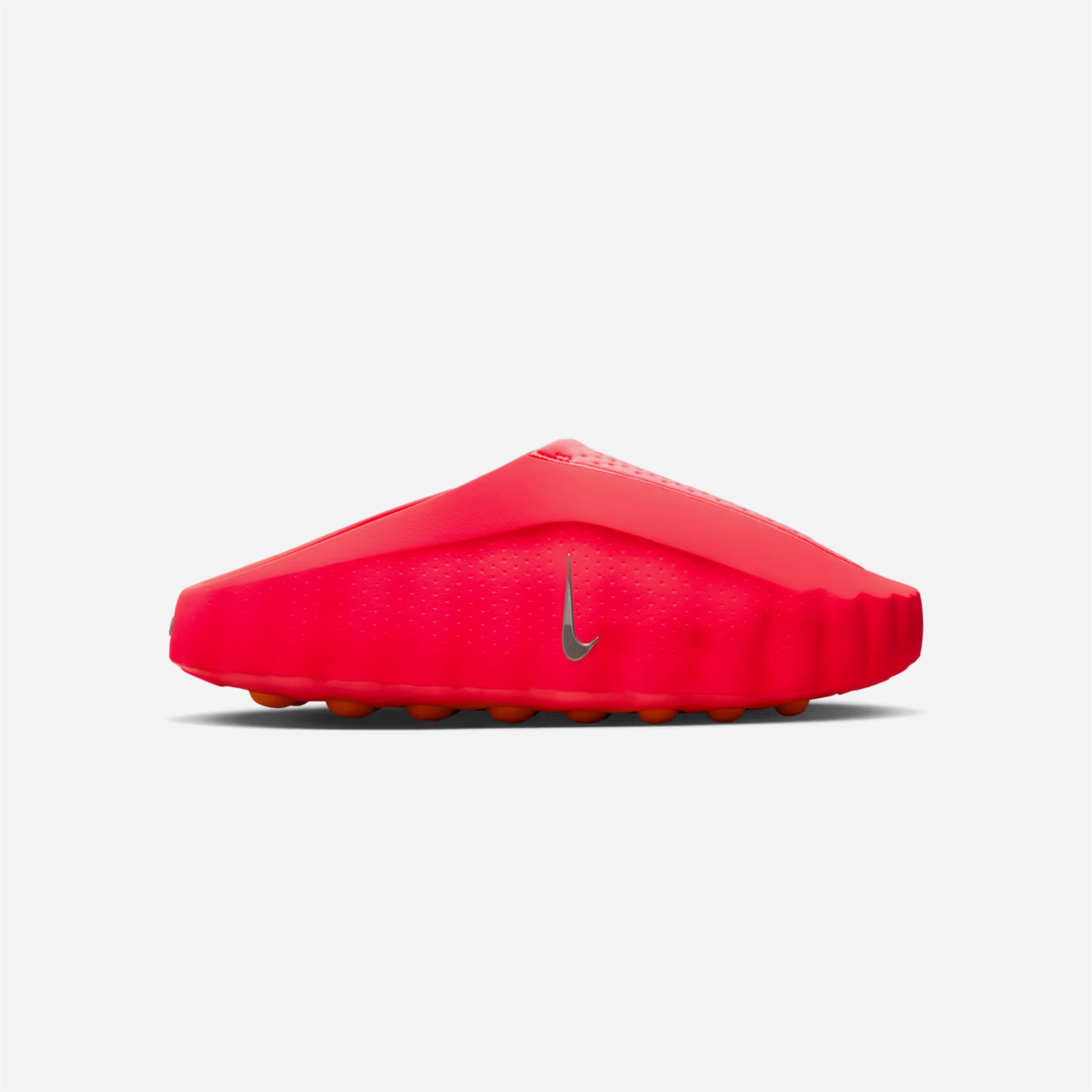 Nike Mind 001 Pregame Mules Solar Red Hyper Crimson Black Chrome WMNS