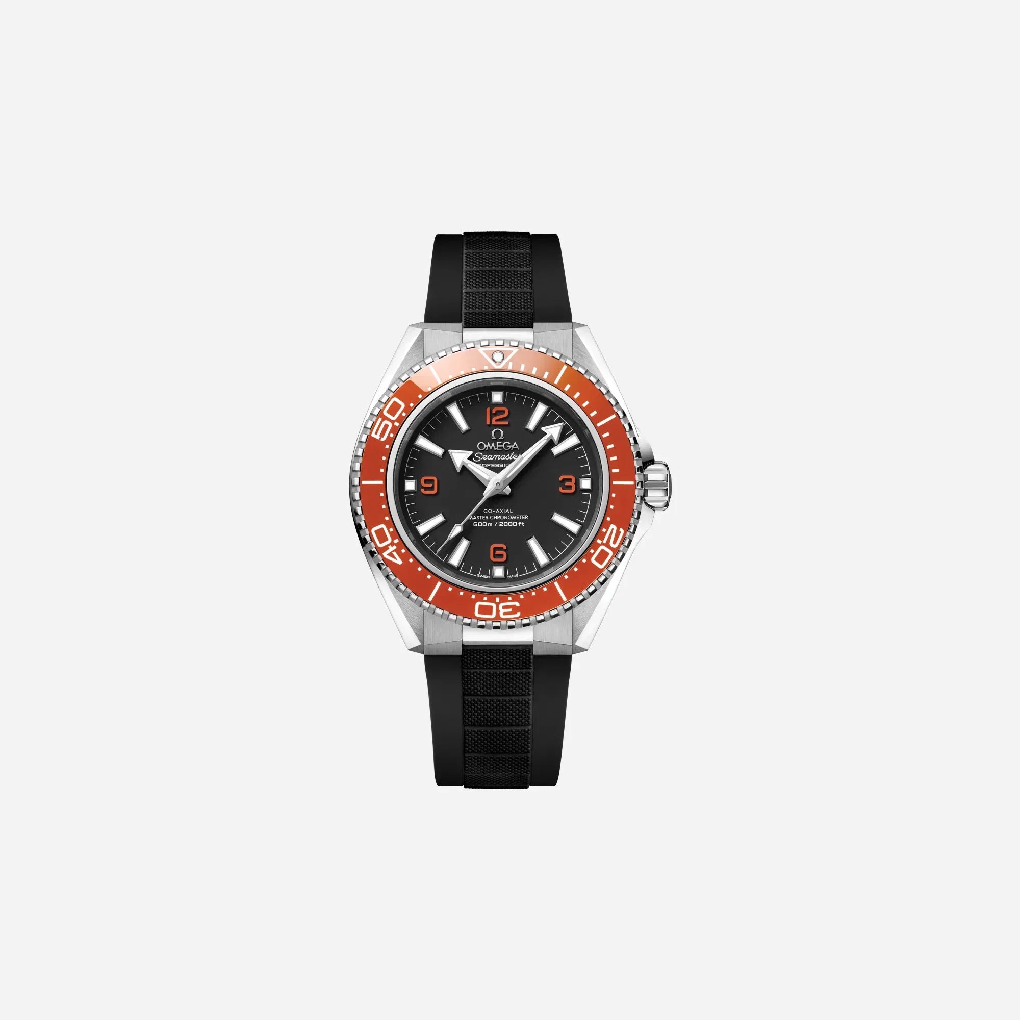Omega Seamaster Planet Ocean 600M Black Dial Stainless Steel Rubber Strap Watch - 217.32.42.21.01.003