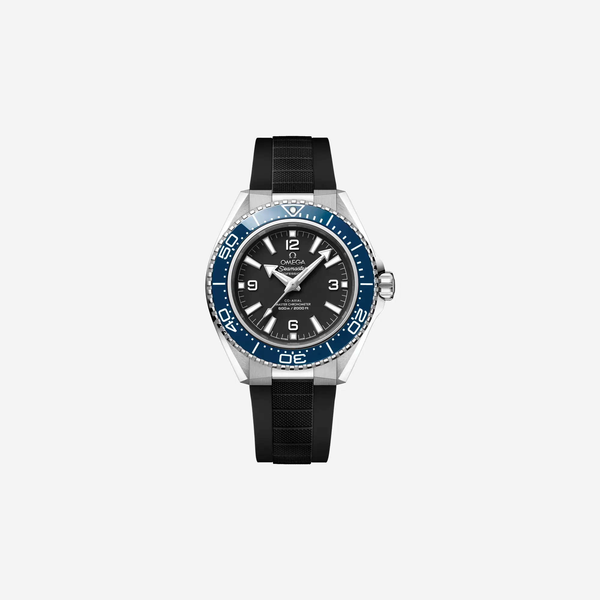 Omega Seamaster Planet Ocean 600M Black Dial Stainless Steel Rubber Strap Watch - 217.32.42.21.01.002