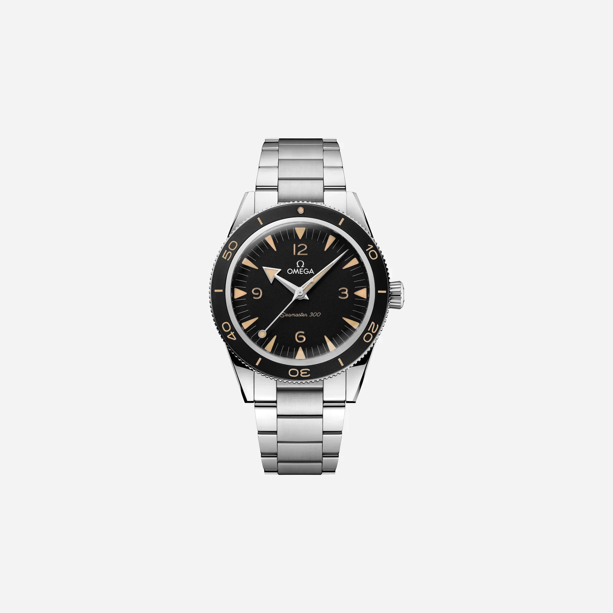 Omega Seamaster Seamaster 300 Black Dial Stainless Steel Strap Watch - 234.30.41.21.01.001